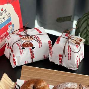 ETpack Oil Resistant <b>Wrapping</b> <b>Paper</b> for Burgers Sandwiches and Bakery <b>Food</b> Packaging with Custom Logo - Product Image 4