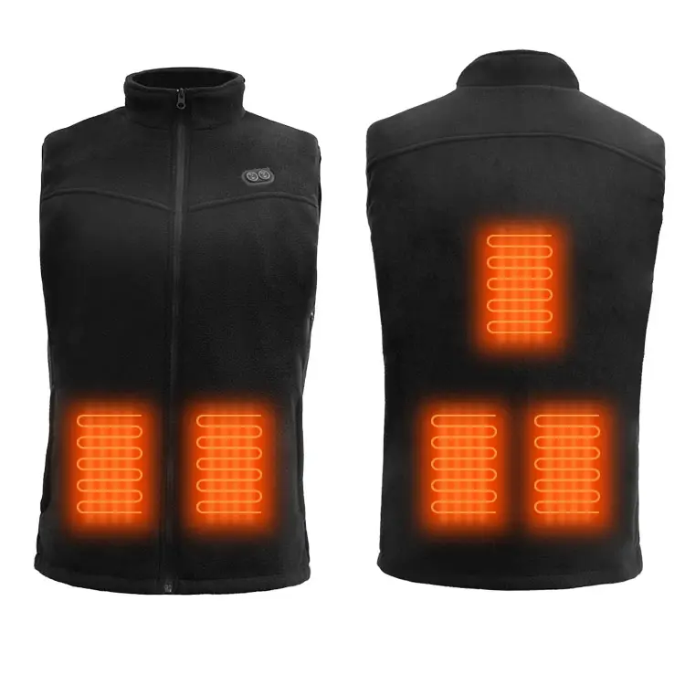 New Product Waterproof Keep Warm Usb Heated Battery Body Heating Vest Outdoor Winter Fashion Heated Vest for Men