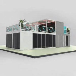 Villa de luxe à deux étages pliable : <span class=keywords><strong>Maison</strong></span> modulaire prête à l'emploi, <span class=keywords><strong>constructeur</strong></span> australien, <span class=keywords><strong>maison</strong></span> de conteneur extensible de luxe à double étage - Product Image 4