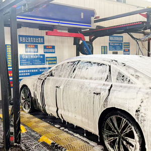 Machine de lavage de voiture industrielle Système de nettoyage automatique de mousse et de jet d'eau sans contact électrique à 360 ° - Product Image 2