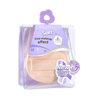 Éponge de maquillage circulaire super douce personnalisée avec logo, pour application sèche et humide, type coussin d'air, pour le visage (vente en gros)