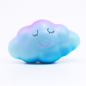 Free Shipping Slow Rising <b>Squishies</b> Galaxy Cream Scented Kawaii Slime Cloud <b>Squishy</b> Squeeze Toy - Product Image 3