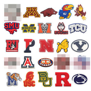 Groothandel Populaire Ncaa College Voetbal Sportteams Logo Schoen Charmes En Spelden Van Schoenen - Product Image 3
