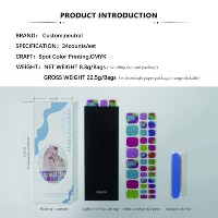 KIKILEE Özel Tırnak Sargıları DIY Pedikür Güzellik Ayak Tırnağı Dekorasyon Çıkartması Yüksek Kaliteli Çıkartmalar Tırnak Sanatı Uygulaması için Etiketler