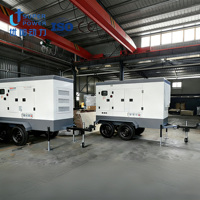 Groupe électrogène diesel mobile 100KW 200KW 250kva 50/60Hz Triphasé sur roues Super silencieux ATS automatique Alimentation de secours industrielle