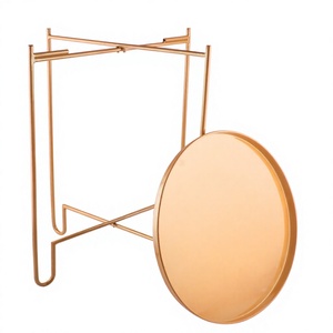 Utilisation de support de Table basse pour la table basse de conception de plaque de cuisine de bureau à domicile avec la couleur unique de revêtement de puissance d'or de couleur - Product Image 1