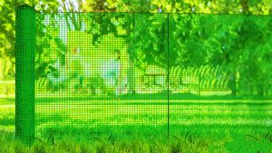 Пластиковое ограждение с кольями, переносное защитное ограждение для собак, наружная сетка для домашней птицы, подвижное ограждение, рулон - Product Image 6