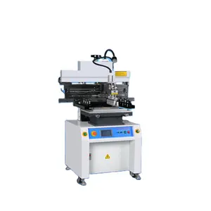 Impresora de pasta de soldadura led smt semiautomática, impresora de plantilla de soldadura, impresora de pantalla para impresión pcb