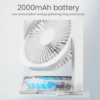 Ventilateur de table mini portable rechargeable IMYCOO avec logo personnalisé, vente en gros, batterie KC, USB, petit ventilateur de bureau