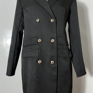 Phụ Nữ Của <span class=keywords><strong>Dresses</strong></span> Dài Tay Áo Nút Phía Trước Thanh Lịch Rắn Blazer Mini Dress Đôi Ngực Mỏng Phù Hợp Với Phụ Nữ <span class=keywords><strong>Dresses</strong></span> - Product Image 6