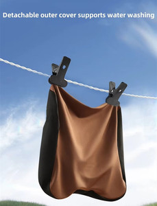 เบาะรองนั่งและหมอนรองศีรษะ รองรับหลังส่วนล่าง ทำจากเมมโมรี่โฟมทอ ระบายอากาศได้ดี พร้อมที่พักคอ ช่วยบรรเทาอาการปวดหลัง เป็นมิตรกับสิ่งแวดล้อม - Product Image 6