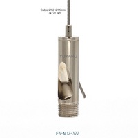 Pince de câble à fibres optiques en laiton réglable de haute qualité pour Kit de suspension