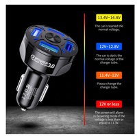 Nouveau chargeur rapide USB 53W 4 ports PD 20W QC 3.0 3.1A Muliti Port USB C Type C chargeur de téléphone de voiture à charge rapide