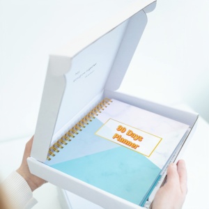 Couvertures avant/arrière imprimées personnalisées à reliure en spirale Conception de votre propre planificateur Journal de prière Christian - Product Image 5