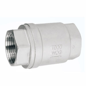 DN20 3/4 ''2 Pc NPT Gewinde 316 Edelstahl MM Typ Feder Vertikales Rückschlag ventil - Product Image 2