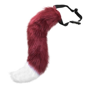 Ventes directes du fabricant Nouveau Halloween Cosplay Fluffy Simulation Black Fox Tail Accessory Plush Material <span class=keywords><strong>Top</strong></span> Selling - Product Image 3