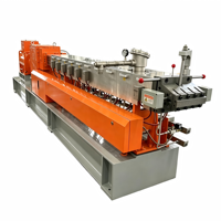 Machine de fabrication pour le recyclage du plastique PP PE, extrudeuse à double vis, granulateur de recyclage, granulés Leiz par Kerke