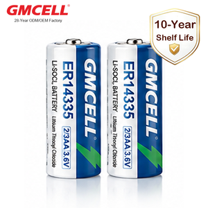 Großhandel 3,6V 2/3 AA LiSOCl2 Batterie ER14335 1600mAh Kompakte, hochkapazitive Batterie für NB-IOT, Smart Meter Batterien - Product Image 1