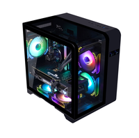 AntarcChill Factory Custom New Design MATX Gaming PC Case Desktop Chassis Glass Panel Mid Tower CPU Cabinet Computer Case for PC