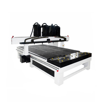Machine de fraisage CNC à 4 broches Jinan Mosencnc 2130 |   Table à vide robuste pour le traitement du bois, du MDF et de l'acrylique