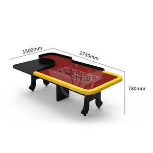 YH Casino Used Professional Deluxe American Style <strong>Roulette</strong> Gambling <strong>Table</strong> <strong>Felt</strong> - Product Image 1
