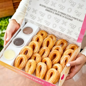 Servicio Integral <span class=keywords><strong>de</strong></span> Embalaje Personalizado para Galletas, Pasteles Vascos, Donuts, Postres y Bocadillos <span class=keywords><strong>de</strong></span> Panadería: Set <span class=keywords><strong>de</strong></span> Cajas y Bolsas <span class=keywords><strong>de</strong></span> Papel Cilíndricas y Cuadradas para Llevar - Product Image 6