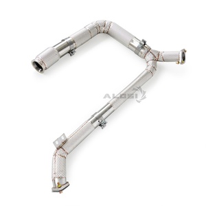 Tubo di Scarico Isolato con Catalizzatore per Porsche Boxster <span class=keywords><strong>S</strong></span> 718S 2.0T 2016-2023, in Acciaio Inox SS304 ad Alte Prestazioni - Product Image 5