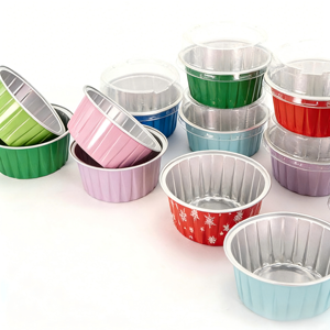 Moules à pâtisserie jetables en aluminium, mini moules à gâteaux, plateaux de barbecue, contenants multi-usages de qualité alimentaire - Product Image 1