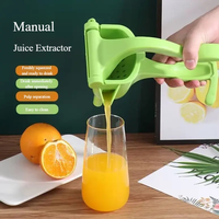 Presse-agrumes manuel multifonctionnel en plastique PC pour cuisine, presse-légumes portable pratique pour la maison, vente en gros