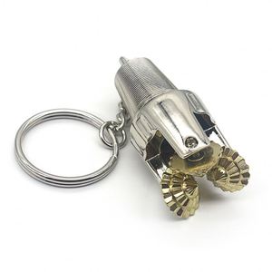 3D Metal Customized Metal Silver Color Plating <b>Custom</b> Keychain Dice Keychain - Product Image 6