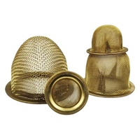 Capuchon de filtre en maille métallique à trous carrés SS304 SS316L pour éléments filtrants
