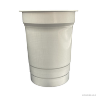 100 pièces Gobelets en aluminium mince laminé de qualité alimentaire réutilisables avec impression de logo personnalisé 16 oz Gobelets de fête en acier froid