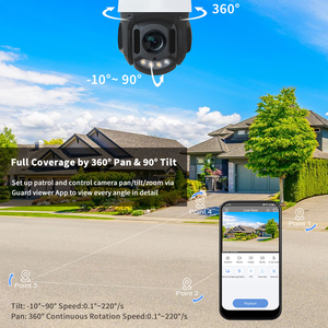 Caméra intelligente OEM ODM de dissuasion Pelco PTZ avec alarme sonore et lumineuse Caméra extérieure <span class=keywords><strong>Reolink</strong></span> AI profonde - Product Image 6
