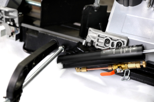 LoginFly <strong>Mini</strong> Portable Fully Automatic Aluminum Alloy Cutting <strong>Band</strong> <strong>Saw</strong> Machine New and Used Condition Pump As Core Component - Product Image 5