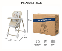 Chaise haute convertible pour bébé Clafbebe, best-seller, avec dossier réglable