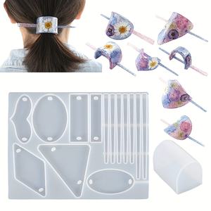 مجموعة قوالب سيليكون للراتنج - تصاميم فنية ثلاثية الأبعاد لزهور وأسماك وعباد الشمس متعددة الاستخدامات لصناعة المجوهرات والسلاسل المفاتيح والديكور المنزلي - Product Image 1