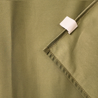Rideaux de fenêtre pour camionnette RV verte |   Accessoires intérieurs de voiture en polyester brodés sur mesure |   Installation facile, personnalisable