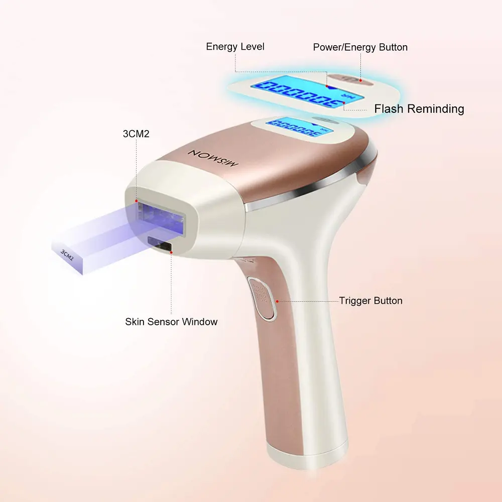 2022 New Arrived Permanent Portable Laser Machine Home Laser IPL Hair Removal Epilator