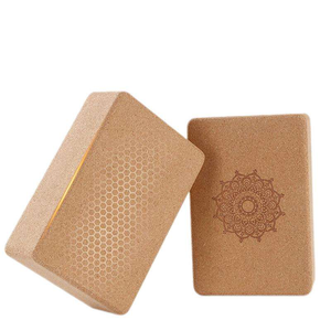 CZFIT Blocs de yoga en liège naturel et organique, haute densité, épais, 3*6*9 pouces, cale en bois, écologiques, logo personnalisable, blocs de yoga en gros - Product Image 2