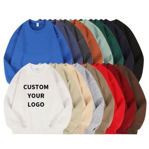 เสื้อสเวตเชิ้ตคอกลมผ้าคอตตอนผสมเนื้อหนัก 420gsm สำหรับผู้ชายและผู้หญิง สวมใส่ได้ทั้งแบบลำลองและออกกำลังกาย - Product Image 3