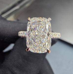 Premium Platinum Diamond Engagement <b>Ring</b> For Women Contemporary Minimal Design Luxury <b>Wedding</b> Jewelry And Elegant Gift - Product Image 3