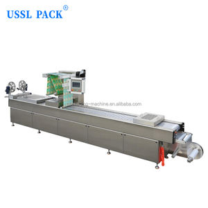 Machines d'emballage multifonctions DLZ-320T pour viande, poulet, viande collante, avec remplissage de gaz, thermoformage, <span class=keywords><strong>machine</strong></span> d'emballage - Product Image 2