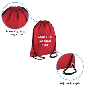 Sac à cordon personnalisé imperméable pour garçons, motif cheval, idéal pour la rentrée scolaire, les cours de natation, cadeau de Noël en polyester - Product Image 2