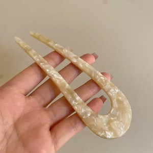Horquilla en forma <span class=keywords><strong>de</strong></span> U con flores nuevas 2024, elegante palo para el pelo con flores, tocado Vintage para mujeres y niñas, horquillas para el cabello, accesorios para el cabello - Product Image 6