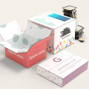 Custom colorful printing cardboard box packaging for cosmetic bottle