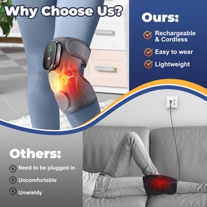 Smart Arthritis <b>Heating</b> Joint <b>Wrap</b> Vibration Physiotherapy Electric Knee Massager with <b>Heat</b> - Product Image 6