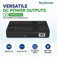 Batterie au lithium 10400mAh Mini DC UPS pour routeur, CCTV, modem et systèmes de sécurité