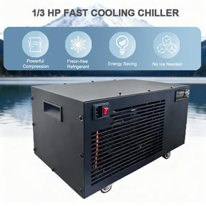 ICEMEND Hot Sale Portable 0.3HP Ice Bath <b>Chiller</b> with Inflatable Barrel Athletes Recovery Cold Plunge Pod Optional - Product Image 5