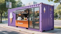 Prix bon marché Bar en conteneur Booth Cafe Shop Store Conteneur de cuisine mobile 10ft 20ft 40ft Restaurant Container House