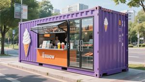 Precio barato contenedor bar cabina cafetería tienda contenedor <span class=keywords><strong>de</strong></span> cocina móvil 10 pies 20 pies 40 pies restaurante contenedor casa - Product Image 3